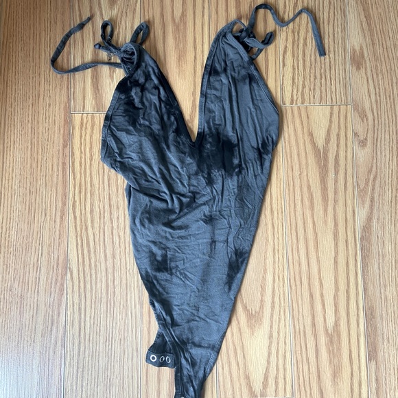 Grey & Black tie die bodysuit - Picture 1 of 3
